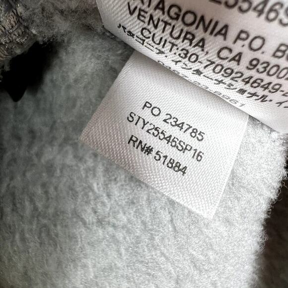 Patagonia Women's Re-Tool Vest Zip Up Fleece Gray Pink Pockets Fuzzy MEDIUM - Picture 5 of 6